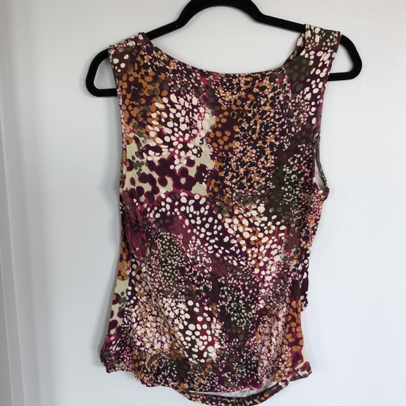 Cable & Gauge Multi Colored Sleeveless Top - Picture 4 of 7